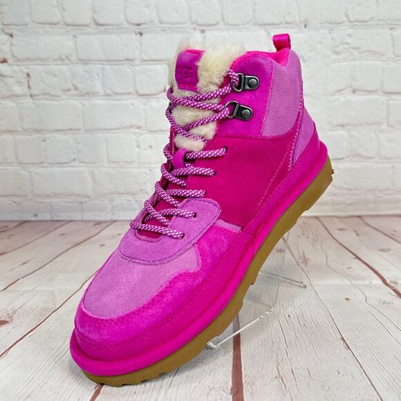 Ugg Highland Hi Heritage Raspberry Sorbet Boots Shoes Girls Size 6/Women’s Sz 7 - Picture 4 of 12